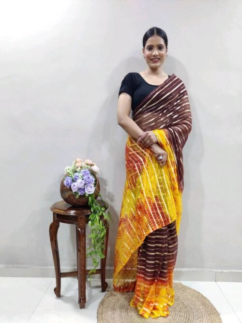 Kanchipuram Organza Sarees - Image 2