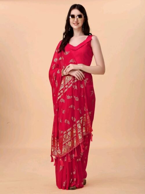 Butterfly Silk Saree - Image 6