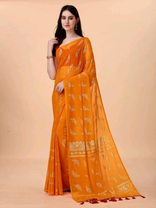 Butterfly Silk Saree - Image 2