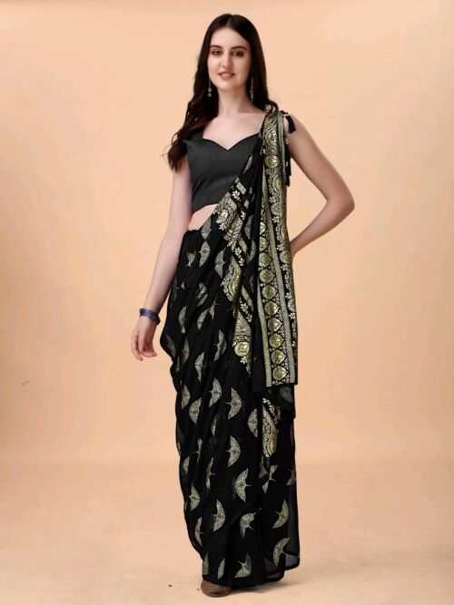 Butterfly Silk Saree - Image 4