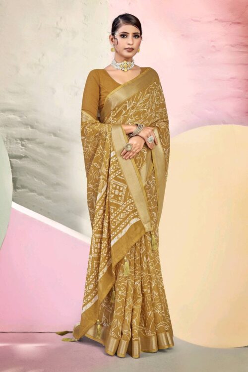 Triveni Sarees NAVGEET  06 Linen - Image 3