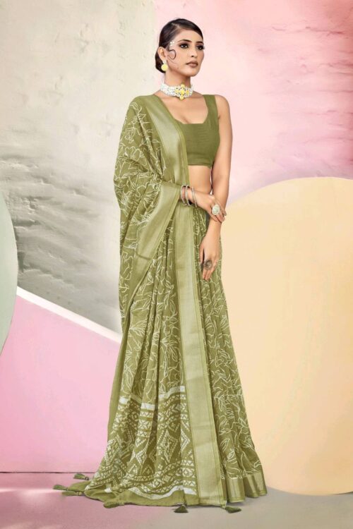 Triveni Sarees NAVGEET  06 Linen - Image 6