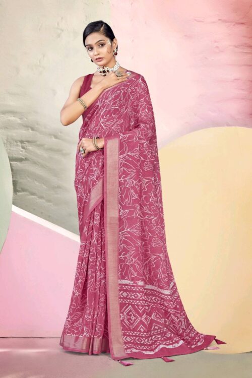 Triveni Sarees NAVGEET  06 Linen - Image 4