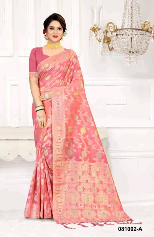 Shakunt Weaves Kasol 02 Cotton Jacquard Saree Set - Image 3