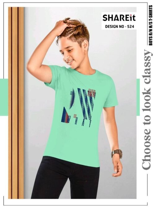 Boy Cotton T Shirt Mix Design - Image 5