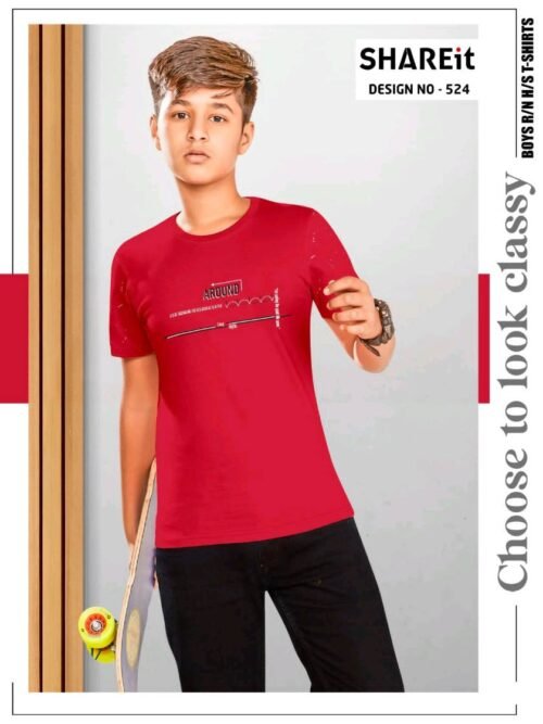 Boy Cotton T Shirt Mix Design - Image 6