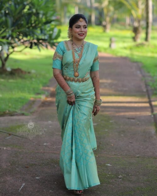 LICHI Silk Banarasi Saree for festival - Image 2