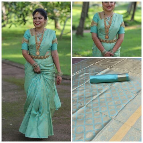 LICHI Silk Banarasi Saree for festival - Image 7