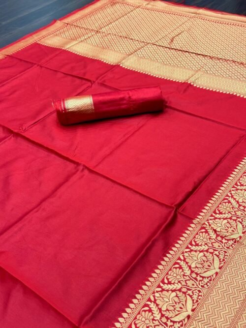 Unleash Festive LICHI Silk Banarasi Saree with Festival Hit Season - Image 6