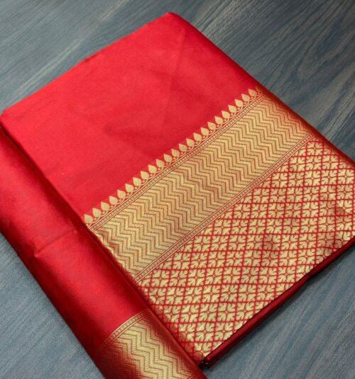 Unleash Festive LICHI Silk Banarasi Saree with Festival Hit Season - Image 5