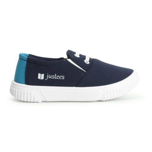 Libero Boys Foam Fabric Navy Loafers - Image 3