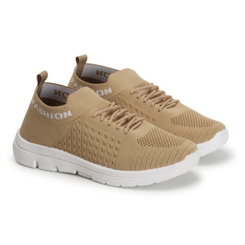 Libero ladies flyknit shoes 5 to beige