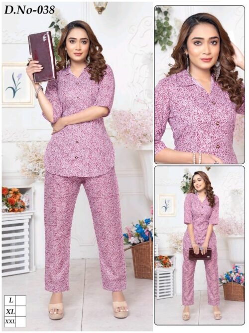 Rayon 2 Tone Co-ord Sets - Image 2