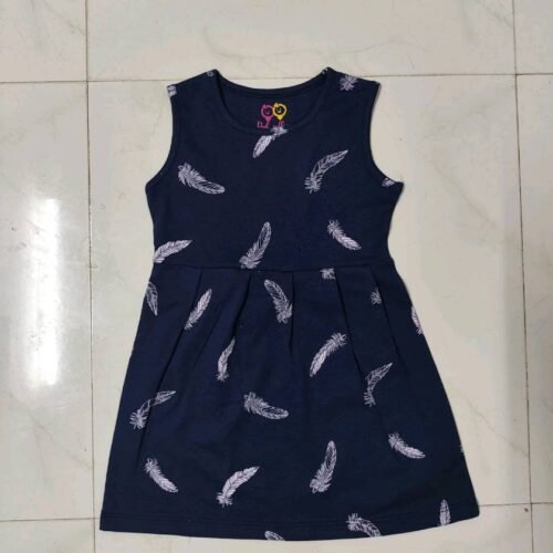 Girls Cotton Sleeveless Frocks - Image 3