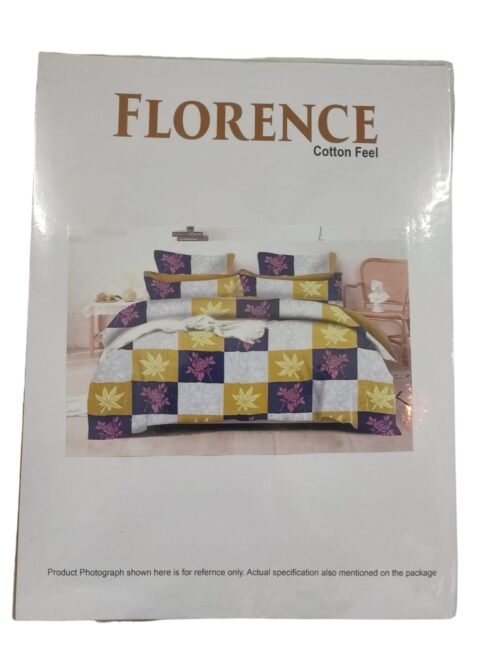 Florence Brand Double Bed Queen Size Bedsheet Set - Image 2