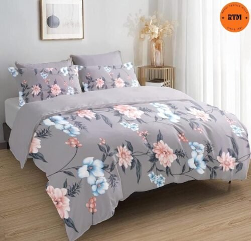 Florence Brand Double Bed Queen Size Bedsheet Set - Image 25