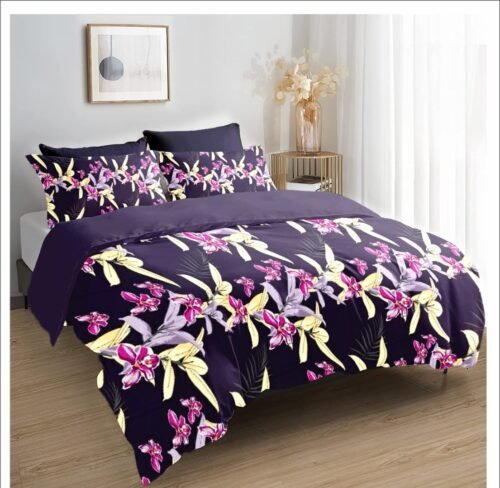 Florence Brand Double Bed Queen Size Bedsheet Set - Image 4