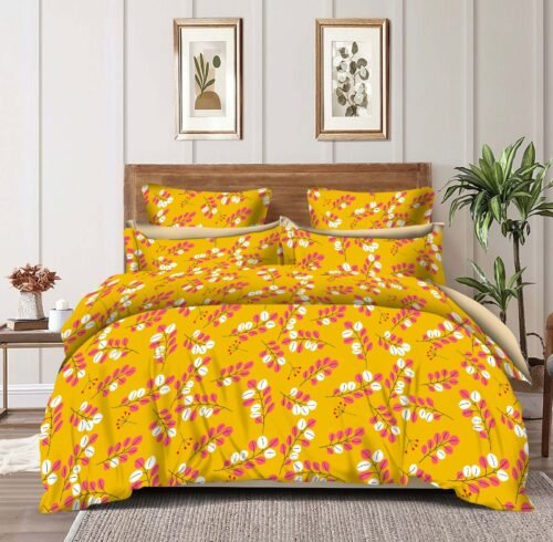 Florence Brand Double Bed Queen Size Bedsheet Set - Image 5