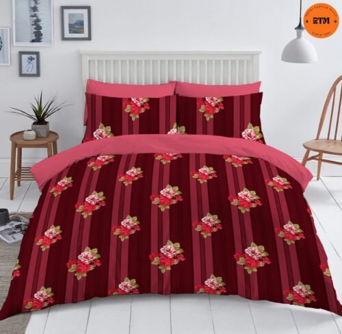 Florence Brand Double Bed Queen Size Bedsheet Set - Image 18