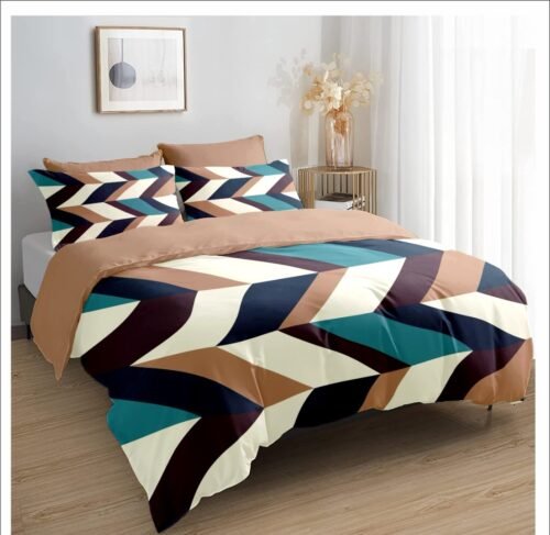 Florence Brand Double Bed Queen Size Bedsheet Set - Image 9