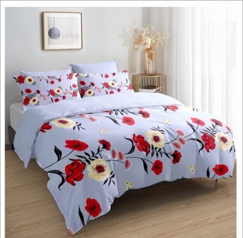 Florence Brand Double Bed Queen Size Bedsheet Set - Image 13