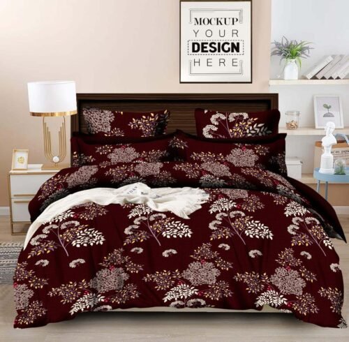 Florence Brand Double Bed Queen Size Bedsheet Set - Image 16