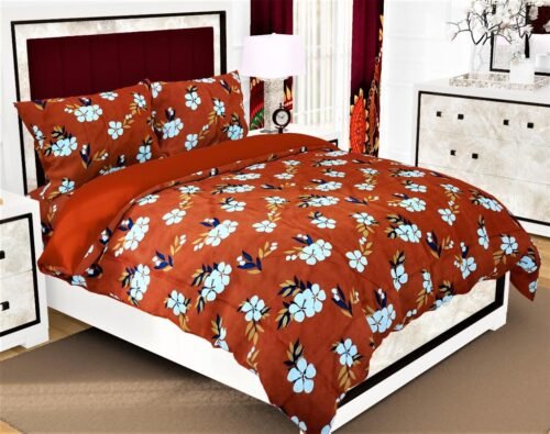 Florence Brand Double Bed Queen Size Bedsheet Set - Image 12