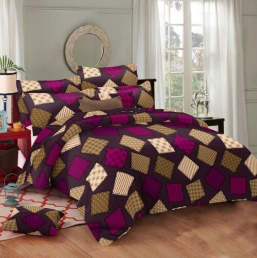 Florence Brand Double Bed Queen Size Bedsheet Set - Image 3