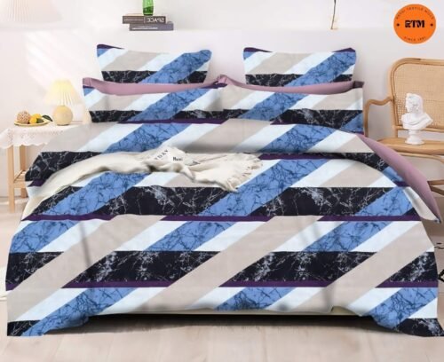 Florence Brand Double Bed Queen Size Bedsheet Set - Image 26