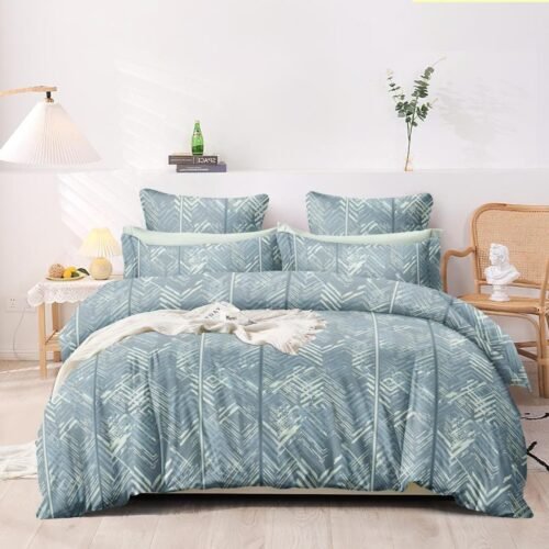 Soft touch brand double bed queen size bedsheet set