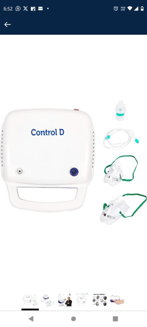 Control D Compressor Piston Nebulizer With Adult & Child Kits, - Image 2