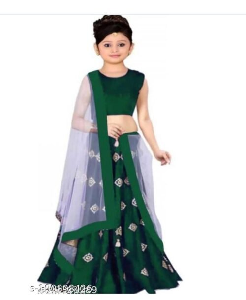 KID'S LEHENGA CHOLI 3 PIECE SETS - Image 3