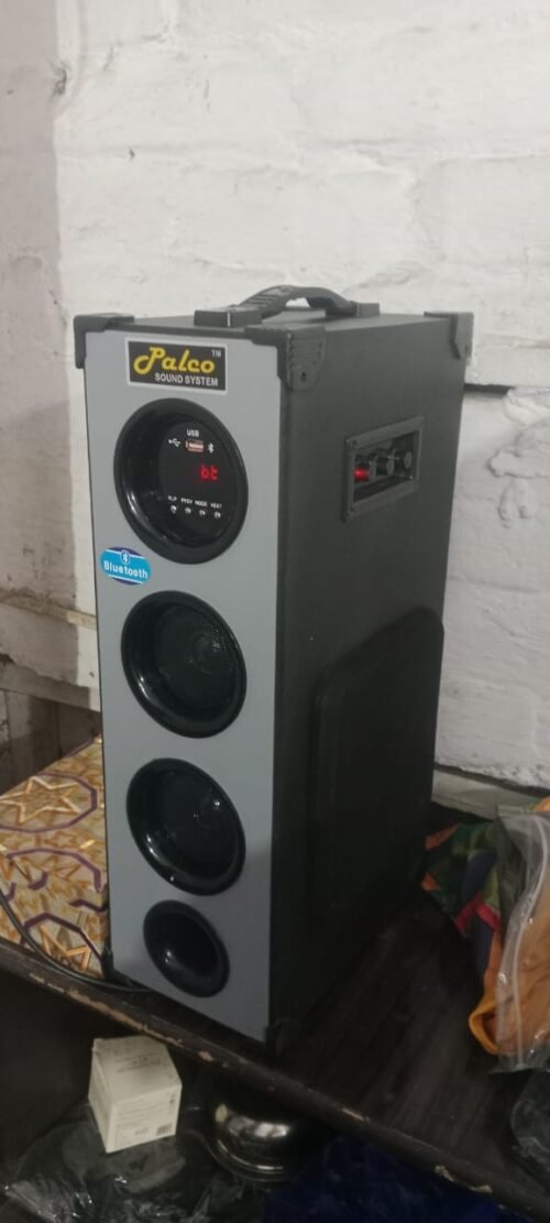 palco sound system M1800 Portable Floor Standing Speaker with Remote, FM Radio, SD Card, USB, AUX 30 W Bluetooth Tower Speaker  (Black, 2.0 Channel) - Image 2