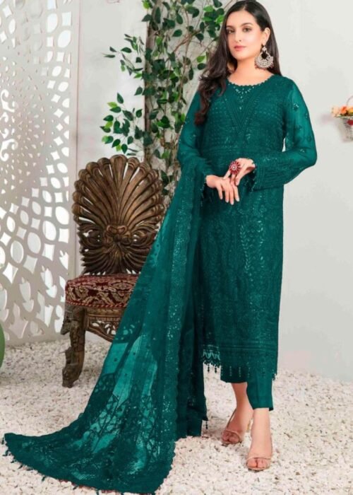 Designer Fancy Pakistani Suit - Image 3