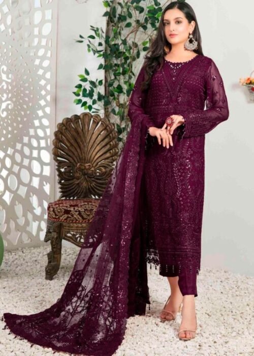 Designer Fancy Pakistani Suit - Image 3