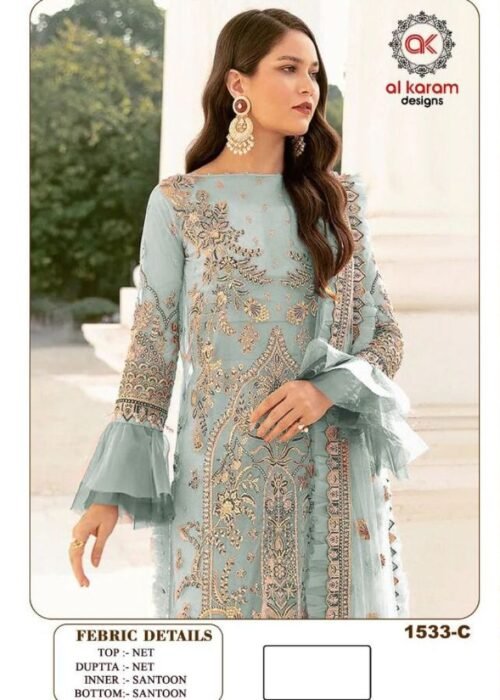 Designer Fancy Pakistani Suit - Image 2