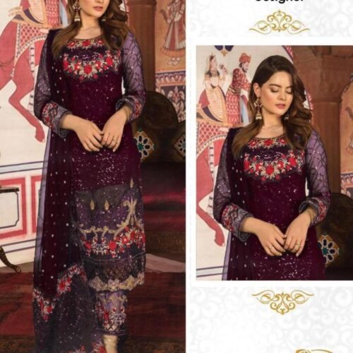 Alkaram heavy georgette with e 1683793244 | vastrmitr