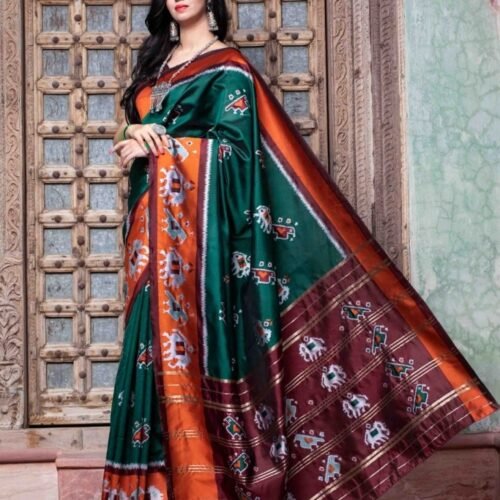 Exclusive Patola Silk Saree Pa 1627711318 | VastrMitr