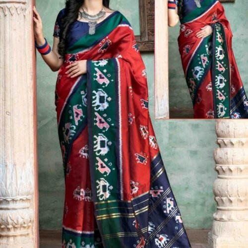 Exclusive Patola Silk Saree Pa 1627711805 | VastrMitr