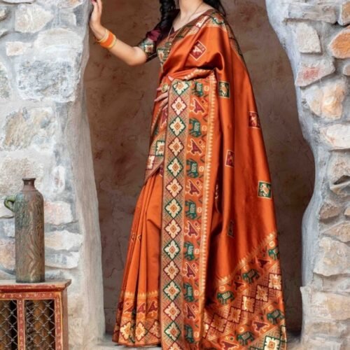 Exclusive patola silk saree pa 1627724793 | vastrmitr