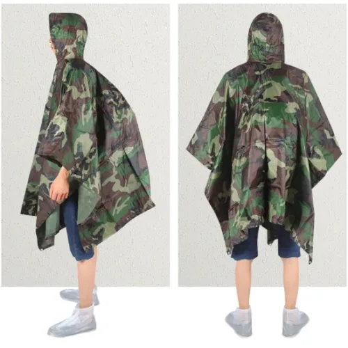 Military Raincoat Outdoor Waterproof Raincoat Camouflage Raincoat | VastrMitr