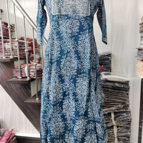 Puspa Rayon Embroidery Work Fl1 1654860149 | VastrMitr