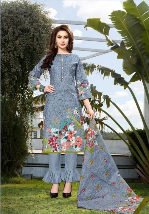 Designer Dress material , Karachi cotton Dress Material