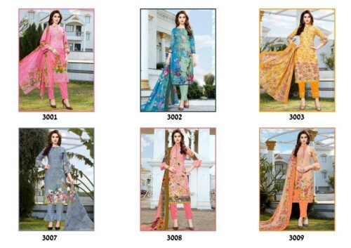 Designer Dress material , Karachi cotton Dress Material - Image 11