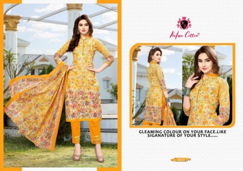 Designer Dress material , Karachi cotton Dress Material - Image 5