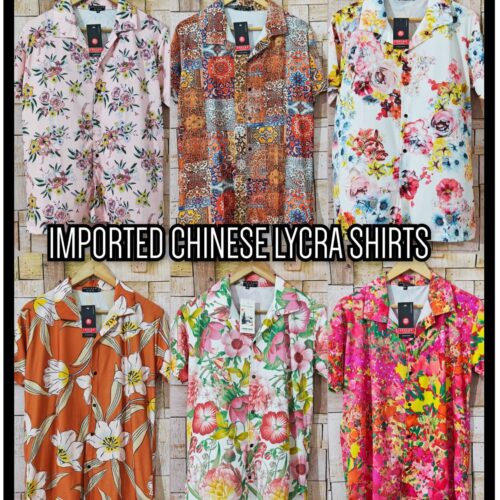 Imported chinese lycra shirts