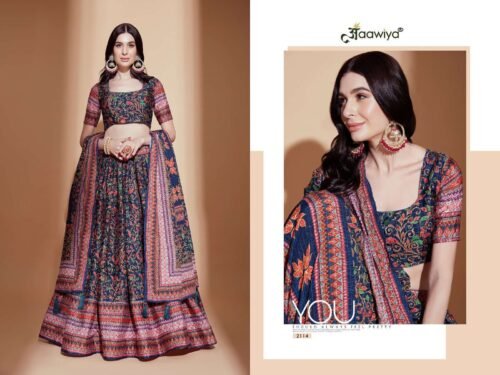 Aleena vol 1 blue chinon lehenga choli wholesale manufacturers in india 1 2024 03 16 11 43 06 | vastrmitr