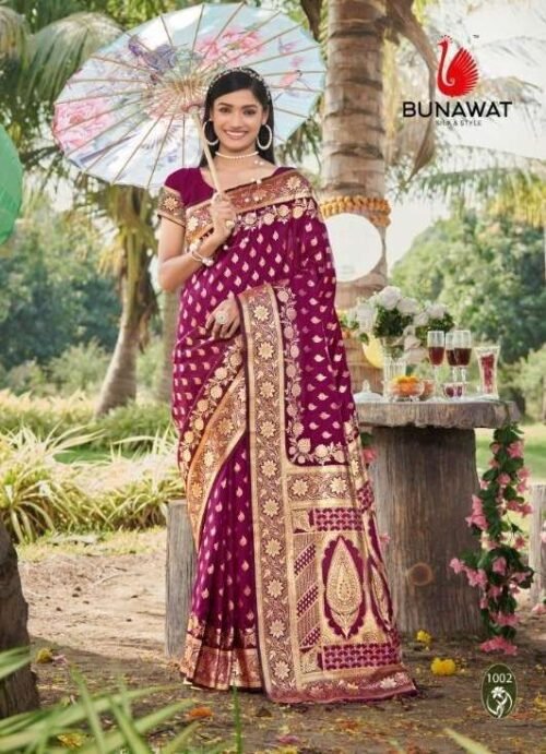 BUNAWAT Pranchal Silk Saree