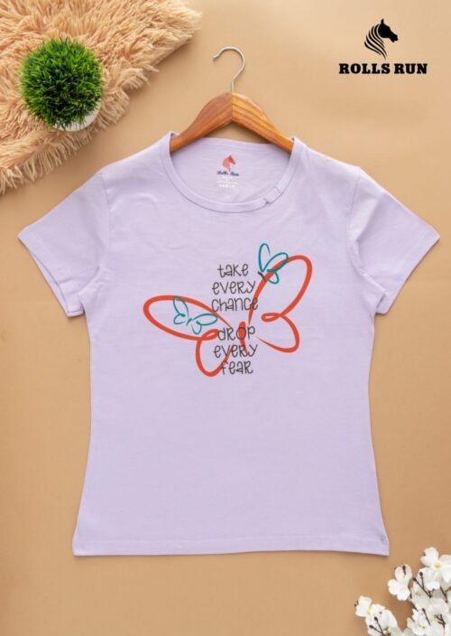 Ladies Round Neck T Shirt - Image 7