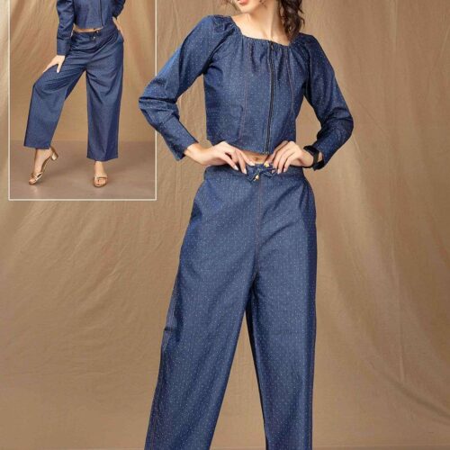 Gaabaa denim co ord set western wear wholesaler in surat 0 2024 04 24 19 20 11 | vastrmitr